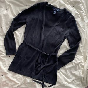 Lands End Chase Bank Cardigan